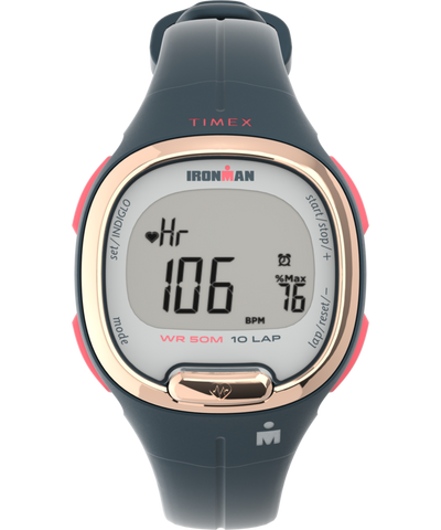 TW5M48200 Timex Ironman HeartFIT™ Transit+ 33mm Resin Strap Activity and Heart Rate Watch Primary Image