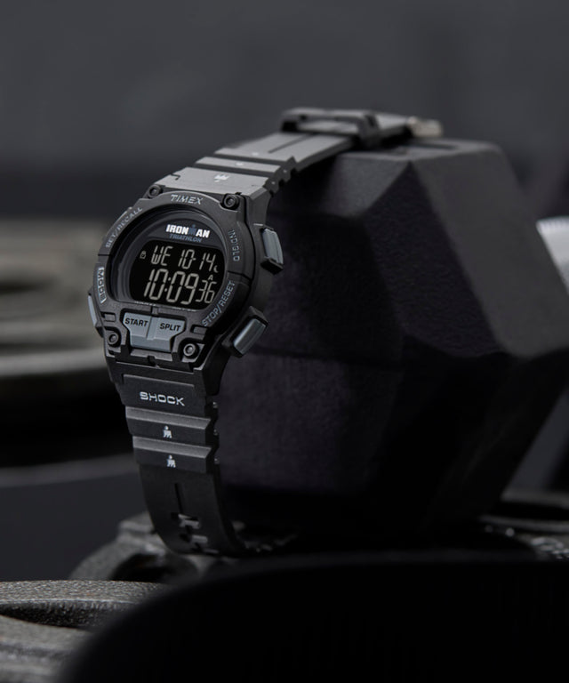 TW5M64800 TIMEX® IRONMAN® Shock Endure 42mm Resin Strap Watch Campaign Key Silhouettes (Beauty shots) Image