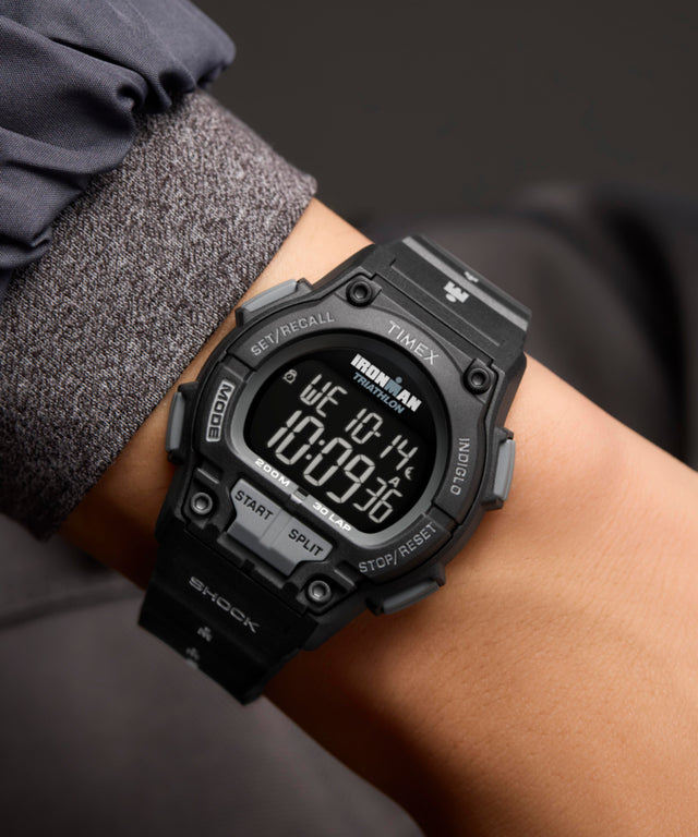 TW5M64800 TIMEX® IRONMAN® Shock Endure 42mm Resin Strap Watch Primary Wrist Image