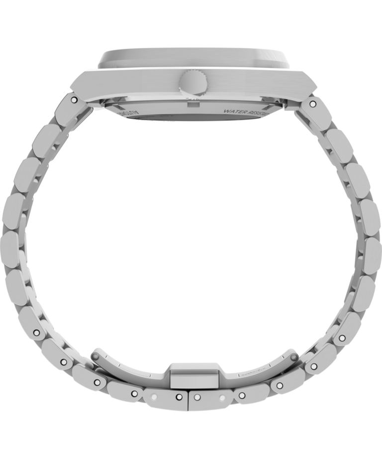TW6A00500 Timex® Automatic E Line 38mm Stainless Steel Bracelet Watch Profile Image
