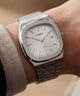 TW6A00500 Timex® Automatic E Line 38mm Stainless Steel Bracelet Watch Primary Wrist Image