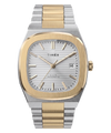 TW6A00600 Timex® Automatic E Line 38mm Stainless Steel Bracelet Watch Primary Image
