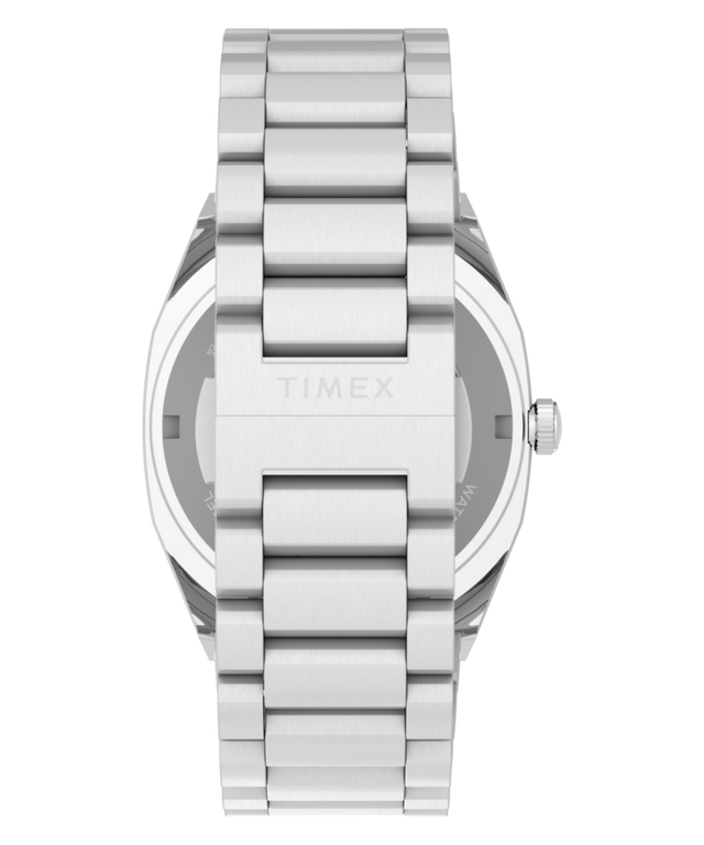 TW6A00700 Timex® Automatic E Line 38mm Stainless Steel Bracelet Watch Strap Image