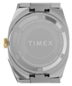 TW6A00800 Timex® Quartz E Line 30mm Stainless Steel Bracelet Watch  Caseback Image
