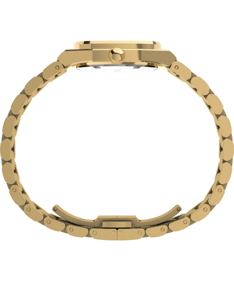 TW6A00900 Timex® Quartz E Line 30mm Stainless Steel Bracelet Watch Profile Image