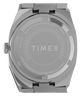 TW6A01000 Timex® Quartz E Line 30mm Stainless Steel Bracelet Watch Caseback Image