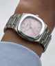 TW6A01000 Timex® Quartz E Line 30mm Stainless Steel Bracelet Watch Primary Wrist Image