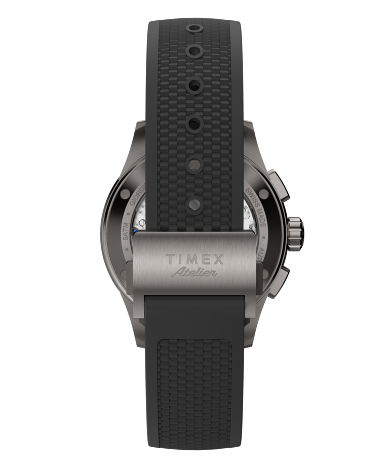 TW6A02800 Timex Atelier Chronograph Automatic M1a Ti 42mm Swiss Made NBR Synthetic Rubber Strap Strap Image
