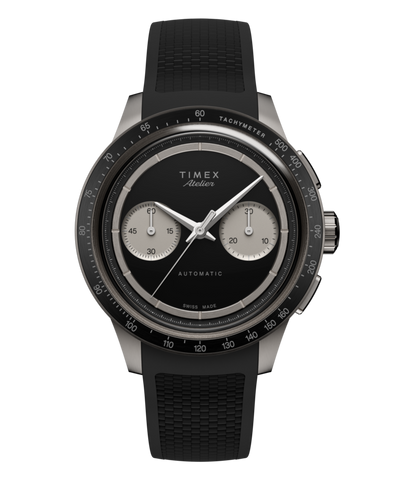 TW6A02800 Timex Atelier Chronograph Automatic M1a Ti 42mm Swiss Made NBR Synthetic Rubber Strap Primary Image