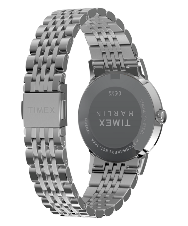 TW6A03800 Marlin® Quartz 34mm Stainless Steel Bracelet Watch   Caseback with Attachment Image