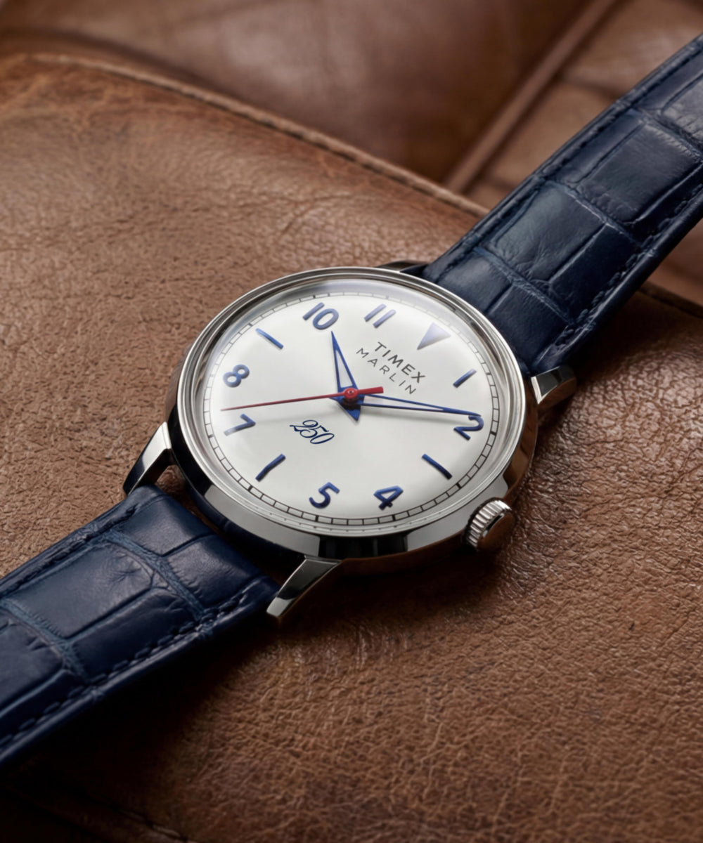 Marlin® America 250 34mm Leather Strap Watch - TW6A06200 | Timex CA