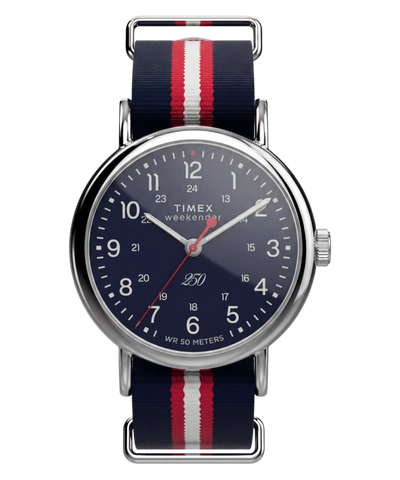 TW6A06500 Weekender America 250 40mm Fabric Strap Watch Primary Image