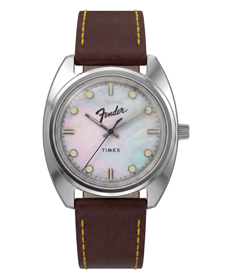 TW6A14700 Fender x Timex 37mm Leather Strap Watch Primary Image