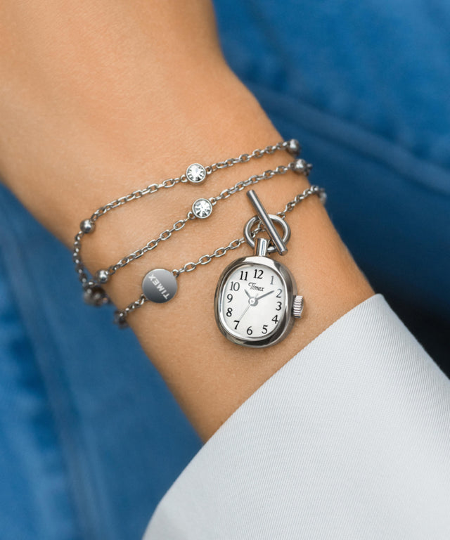 TW6A17600 Cavatina® Mini 17mm Stainless Steel Necklace Primary Wrist Image