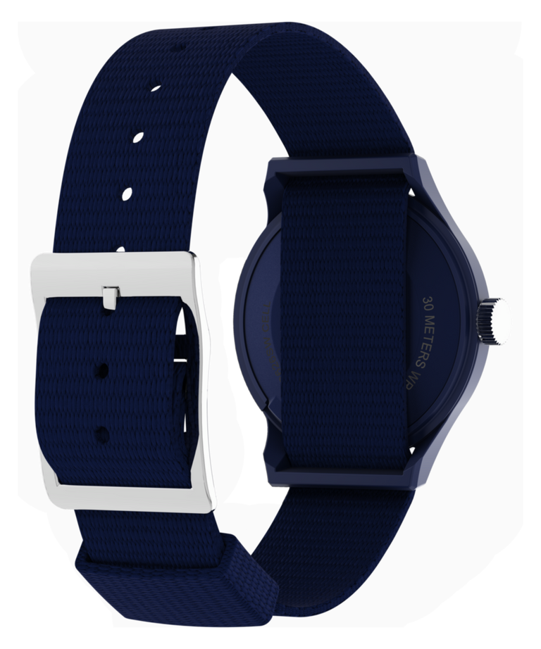 TW6A31000 Pop & Miffy by Timex MK1 36mm Fabric Strap Watch Caseback with Attachment Image