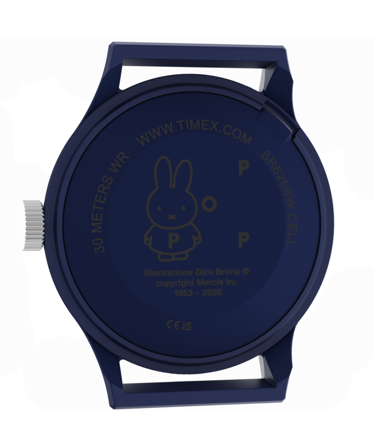 TW6A31000 Pop & Miffy by Timex MK1 36mm Fabric Strap Watch Indiglo On