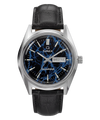 TW6A33800 Q Timex Blue Vega 38mm Leather Strap Watch Primary Image