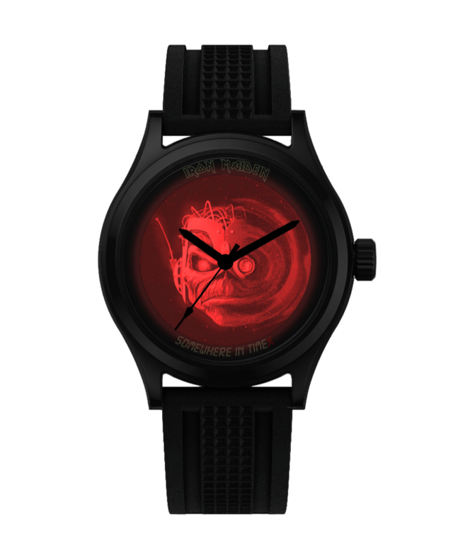 TW6A34000 Timex for Iron Maiden 1986 Tribute 40mm HNBR Strap Watch Collab Additional Image