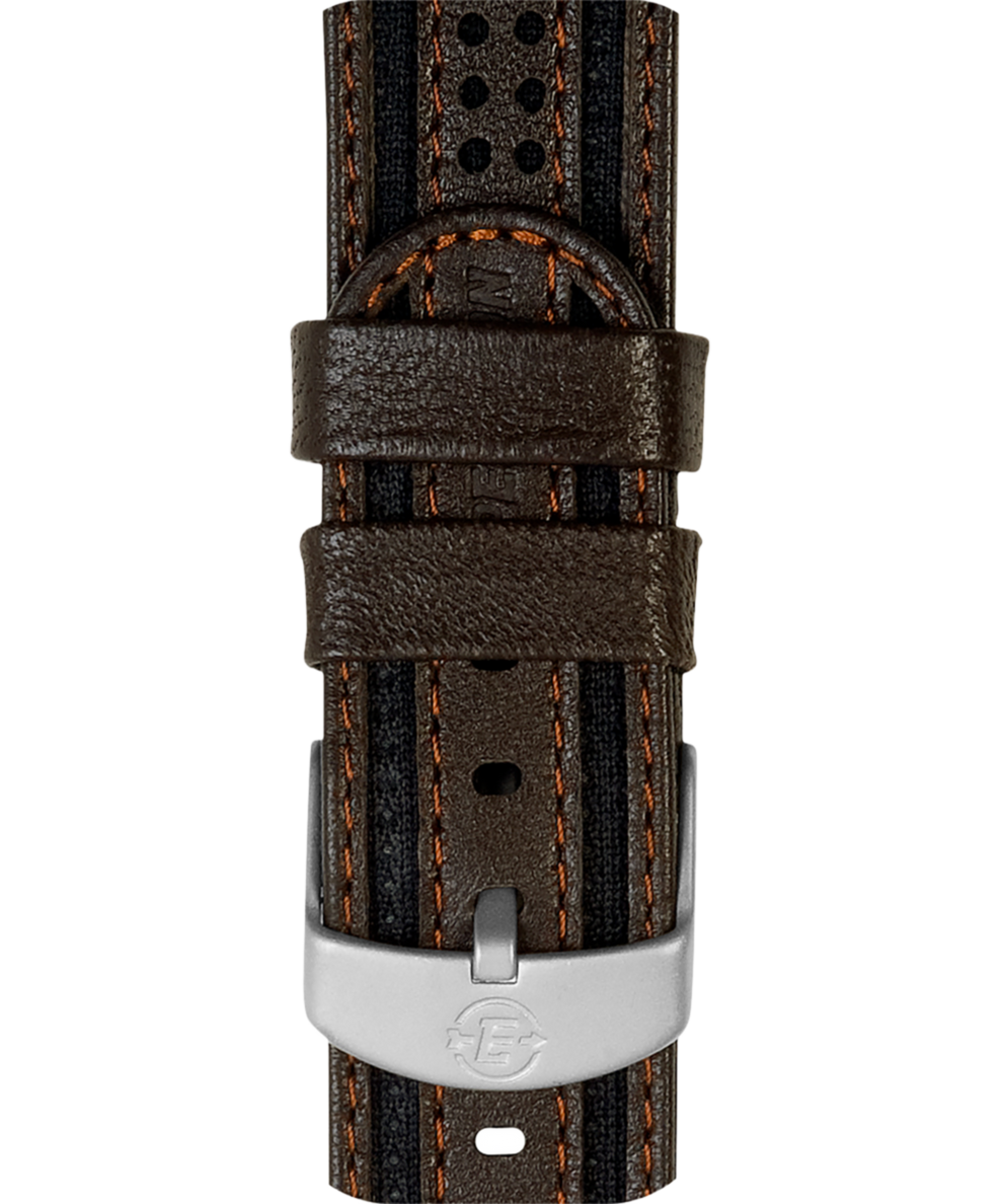 TW7C02000 18mm Fabric with Leather Strap Primary Image