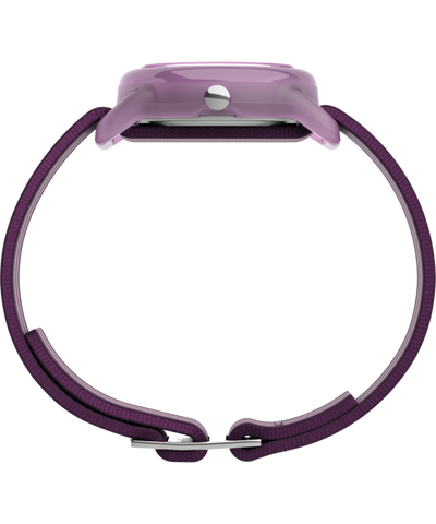 TW7C06100 TIMEX TIME MACHINES® 29mm Purple Stripe Elastic Fabric Kids Watch Profile Image