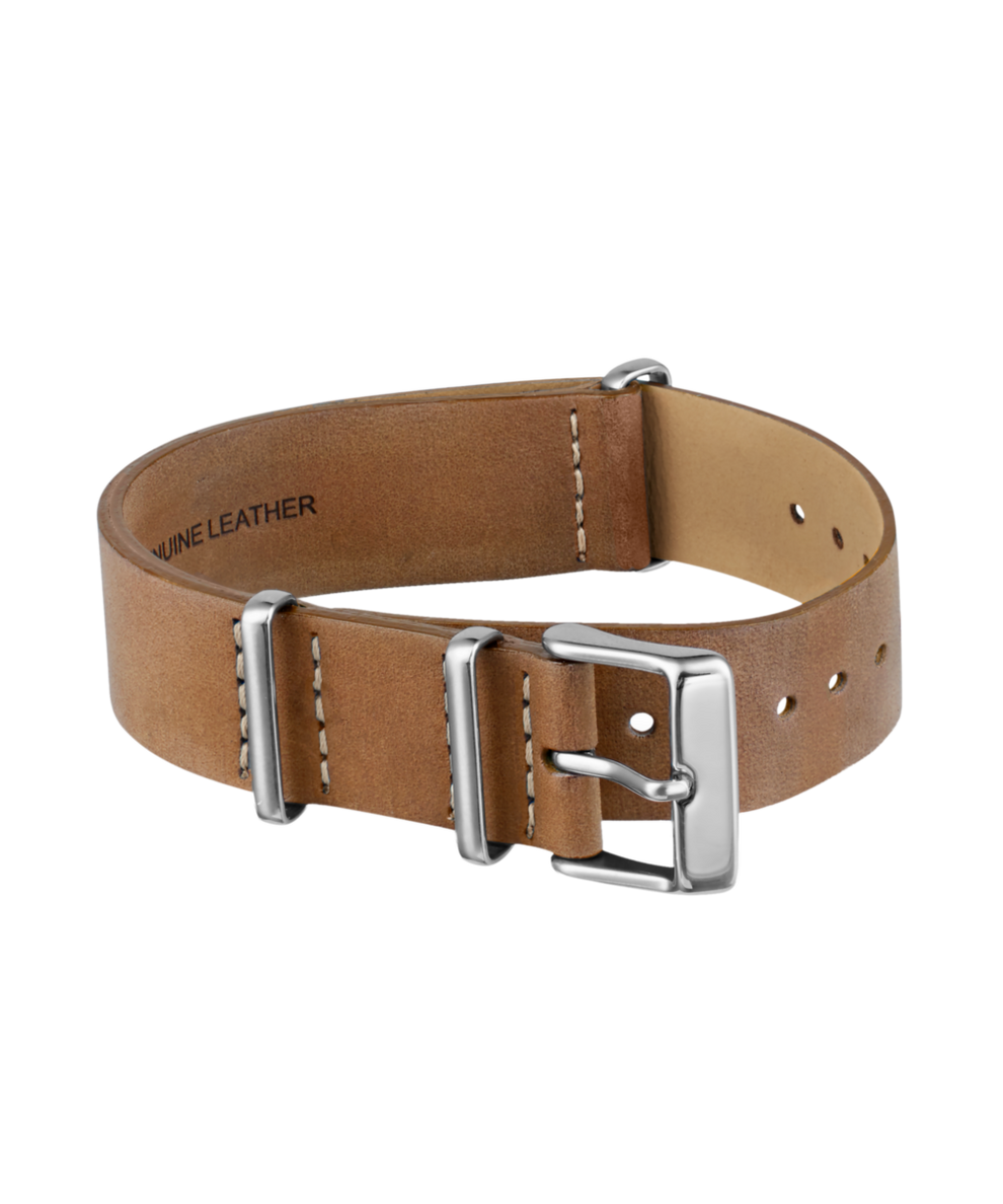 TW7C11000 18mm Leather Slip-Thru Double Layer Strap Primary Image