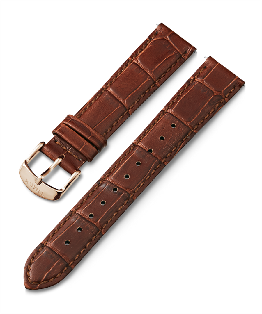 TW7C62100YX 18mm Quick Release Leather Strap primary image