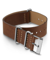 TW7C63000 20mm Leather Slip-Thru Double Layer Strap Primary Image