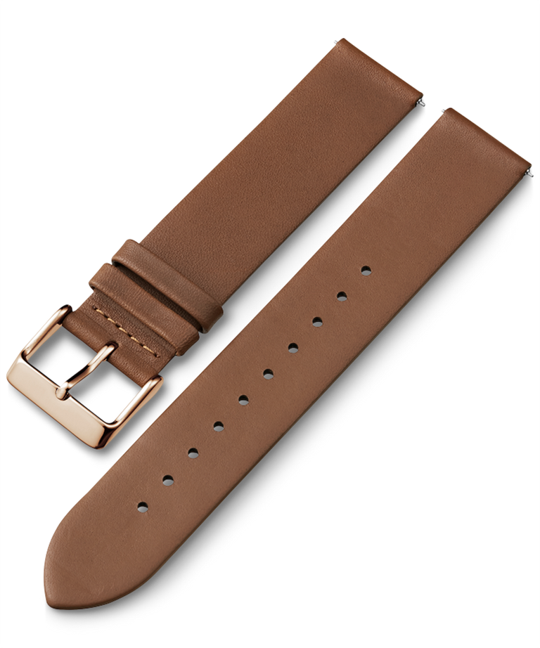 TW7C63600YX 20mm Quick Release Leather Strap primary image