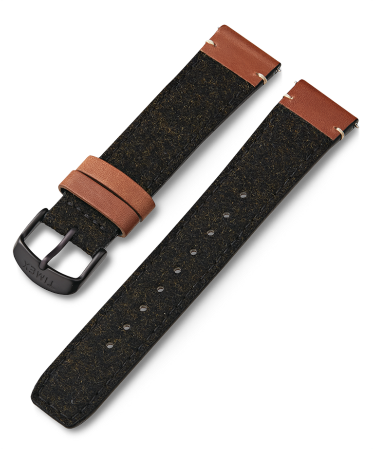 TW7C64500 20mm Fabric Strap with Leather Accents Primary Image