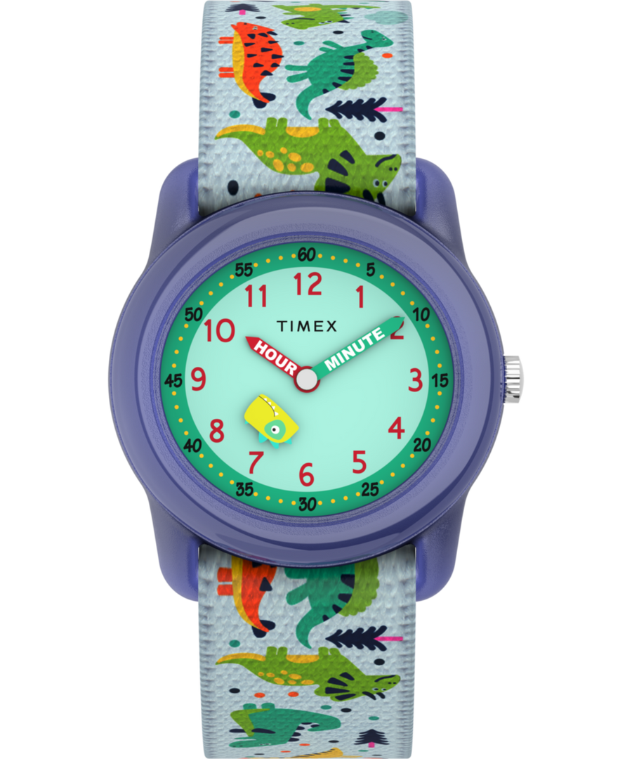 TW7C77300 TIMEX TIME MACHINES® 29mm Dinosaur Elastic Fabric Kids Watch Primary Image