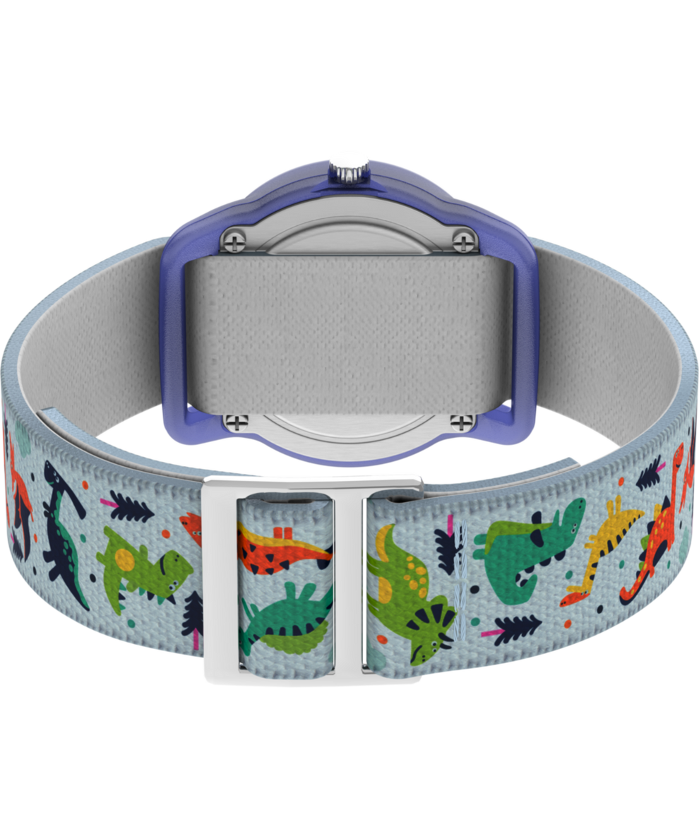 TW7C77300 TIMEX TIME MACHINES® 29mm Dinosaur Elastic Fabric Kids Watch Caseback with Attachment Image