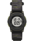 TW7C77500 TIMEX TIME MACHINES® 35mm Green/Brown Camo Fast Wrap® Kids Digital Watch Primary Image