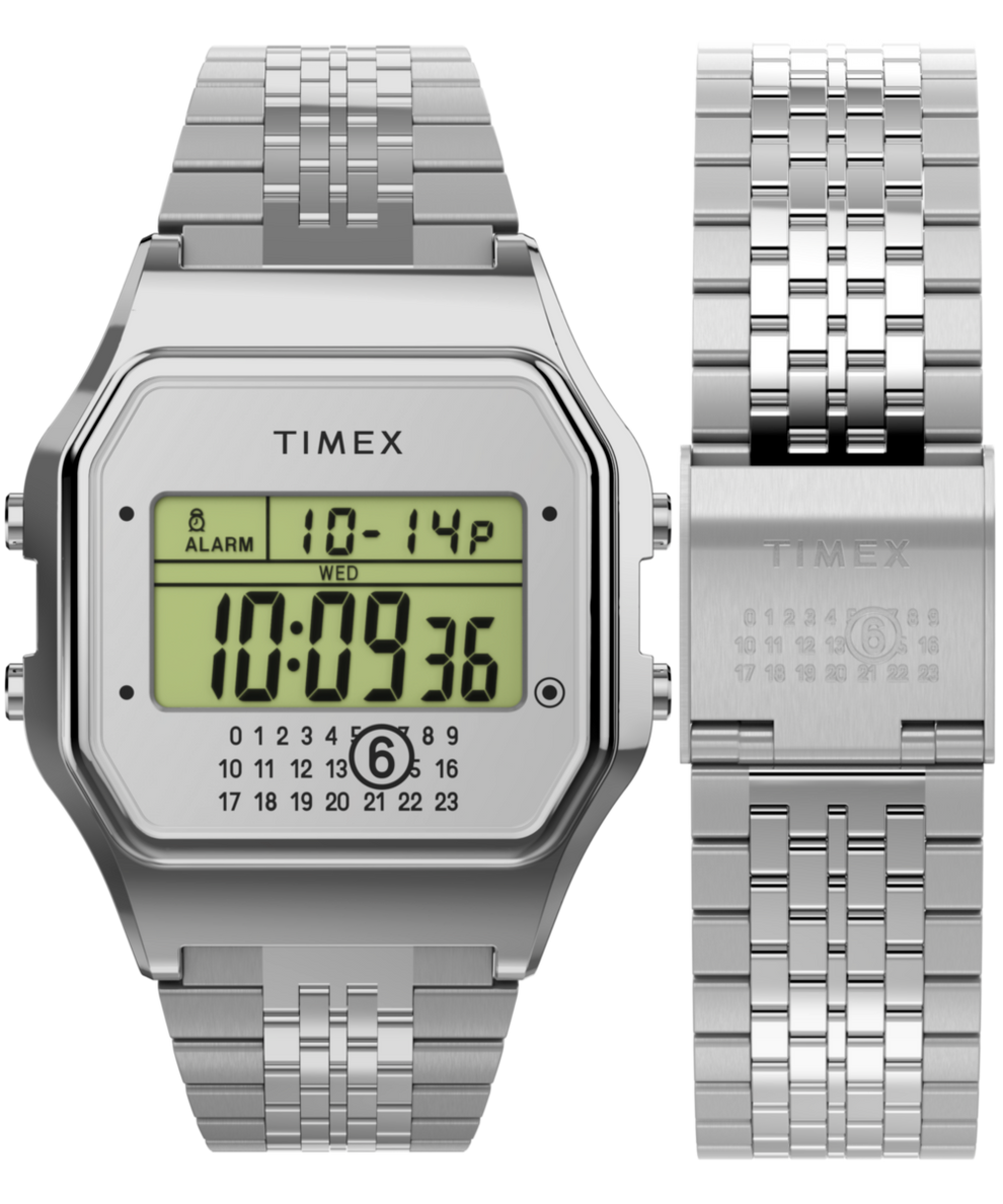 TWG065600 Timex x MM6 36mm Stainless Steel Bracelet Watch Gift Set Primary Image