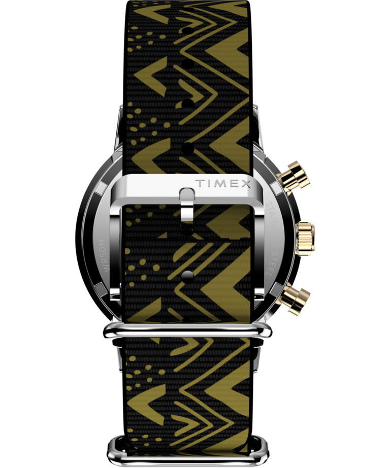 TWG069100 Vontélle x Timex Marlin Quartz Chronograph 40mm Fabric Strap Watch Gift Set Strap Image