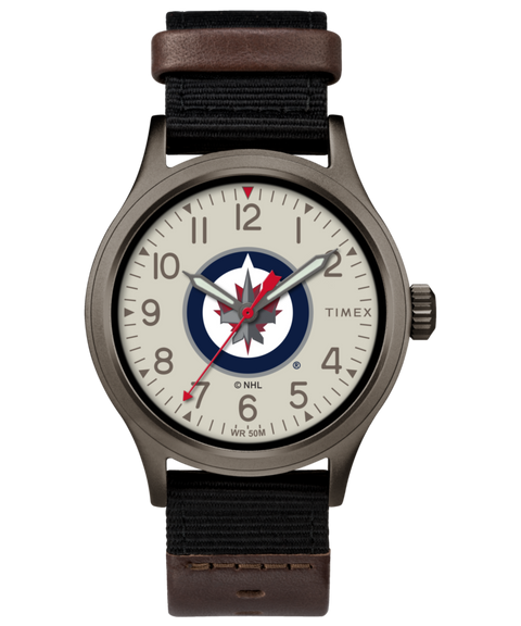 イギリス タイムウォッチ 鳩 レース Winnipeg Jets Watch | Timex Clutch NHL Watch Tribute - TWZHJTSMB
