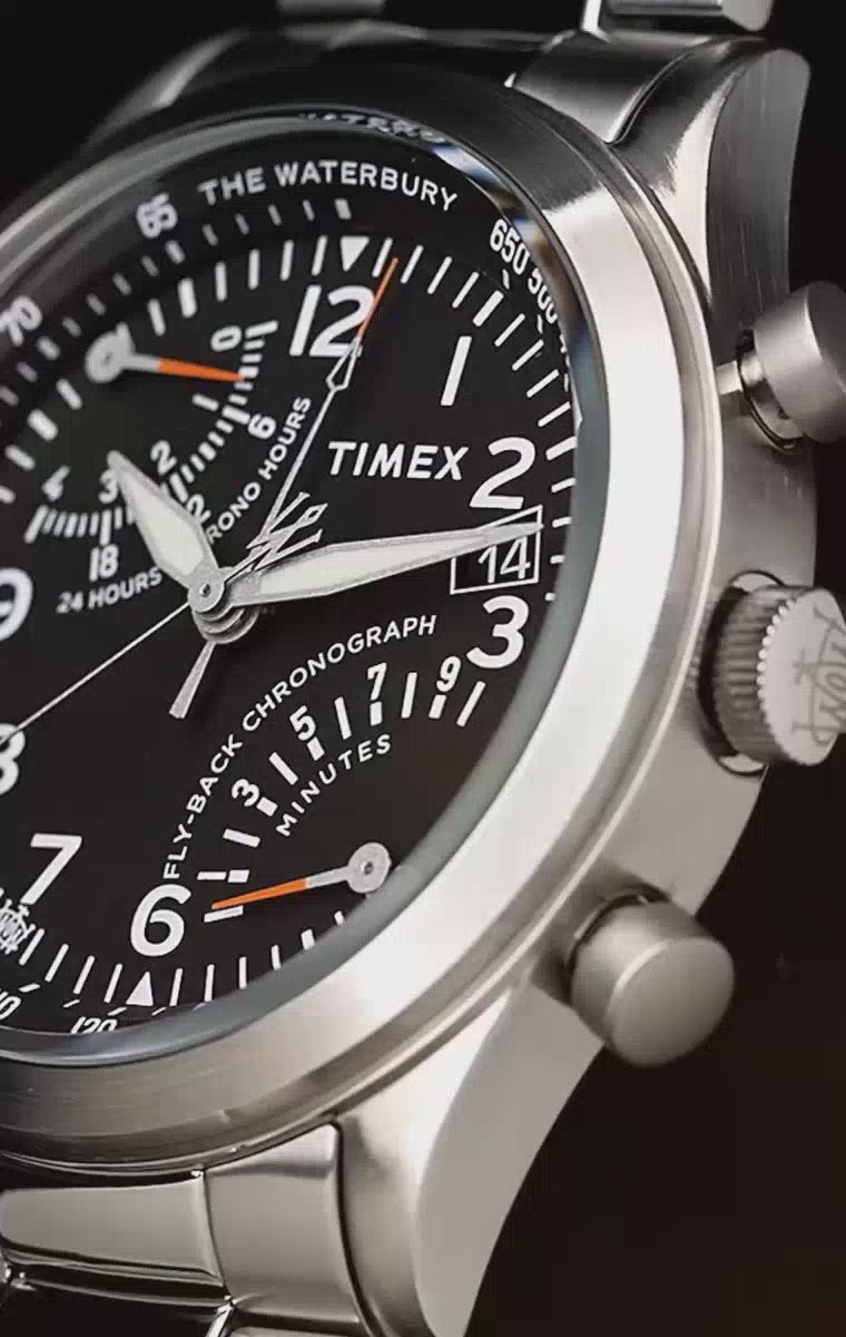 Waterbury Traditional Fly Back Chronograph Watch Mobile Version Video