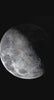 Product video of Q Timex® x NASA watch with black leather strap highlighting lunar-inspired dial details, moonphase display, and stainless steel case design.