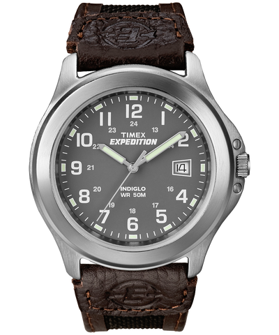 T40091GP Expedition Metal Field 40mm Leather Strap Watch primary image