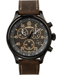 T49905GP Expedition Field Chronograph 43mm Leather Watch primary image