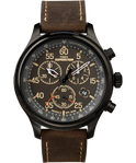 T49905GP Expedition Field Chronograph 43mm Leather Watch primary image