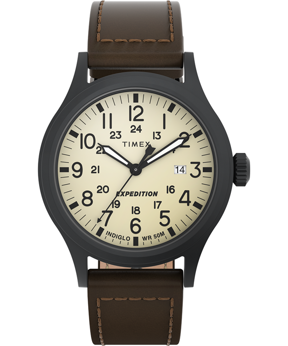 Expedition Scout 40mm Leather Strap Watch - T49963 | Timex CA