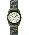 T781412Y TIMEX TIME MACHINES® 29mm Green Camo Elastic Fabric Kids Watch primary image