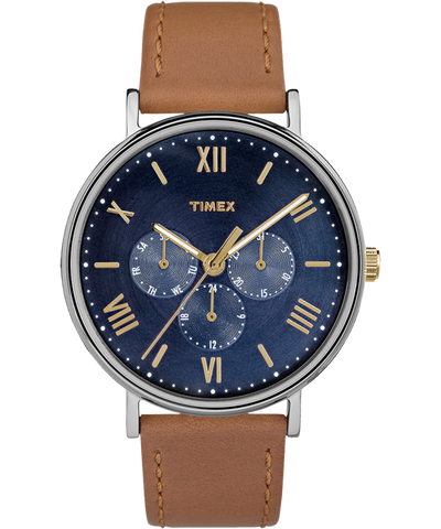 TW2R29100ZA Southview Multifunction 41mm Leather Strap Watch primary image