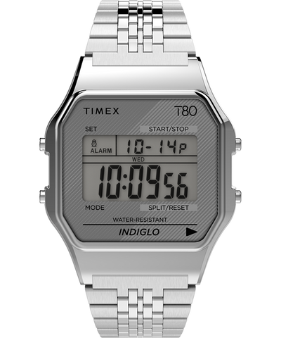 TW2R79300N9 Timex T80 34mm Stainless Steel Bracelet Watch primary image