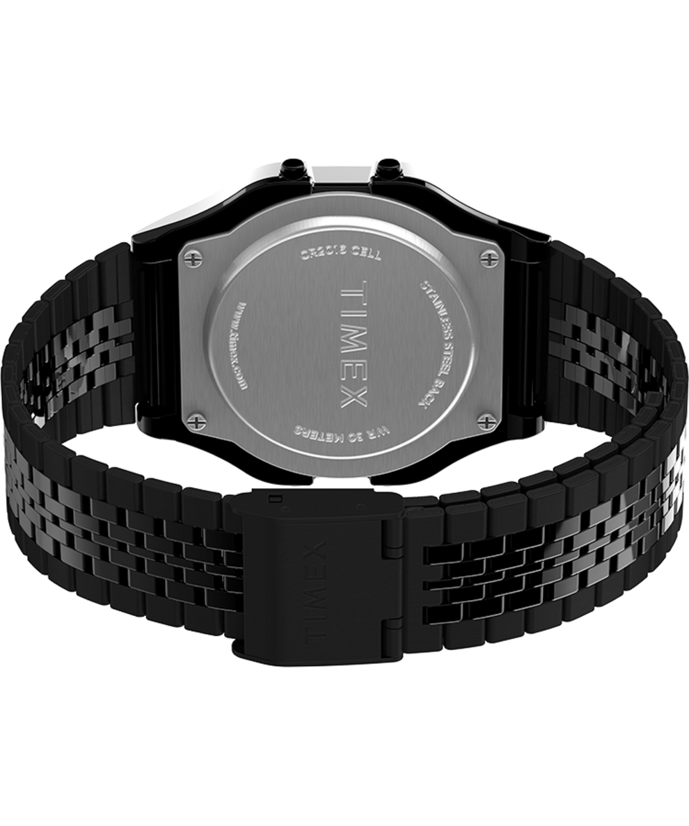 TW2R79400N9 Timex T80 34mm Stainless Steel Bracelet Watch caseback image