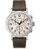 TW2T21000VQ Timex® Standard Chronograph 41mm Leather Strap Watch primary image