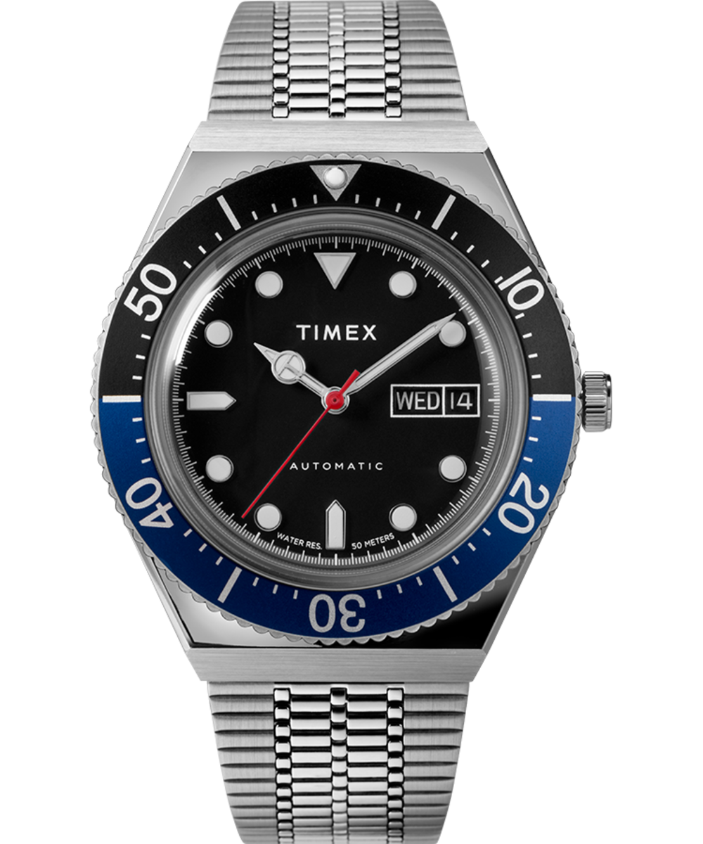 M79 Automatic 40mm Stainless Steel Bracelet Watch - Timex CA