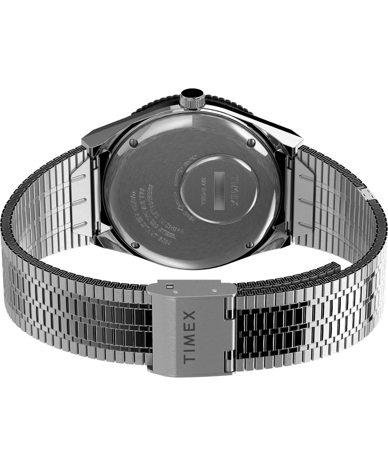 TW2U61700V3 Q Timex Reissue 38mm Stainless Steel Bracelet Watch caseback (with attachment) image