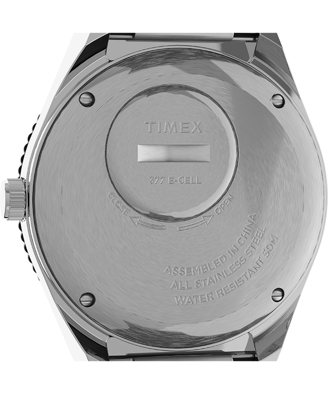 TW2U61800V3 Q Timex Reissue 38mm Stainless Steel Bracelet Watch caseback image