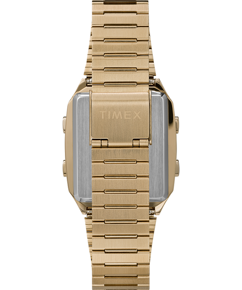TW2U72500V3 Q Timex Reissue Digital LCA 32.5mm Stainless Steel Bracelet Watch strap image